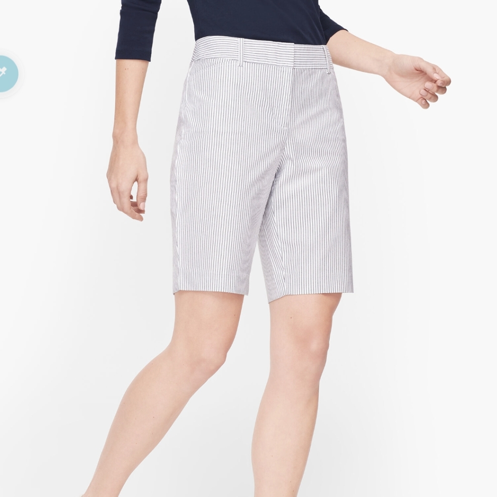 Talbots 12 Perfect Shorts - Railroad Stripe